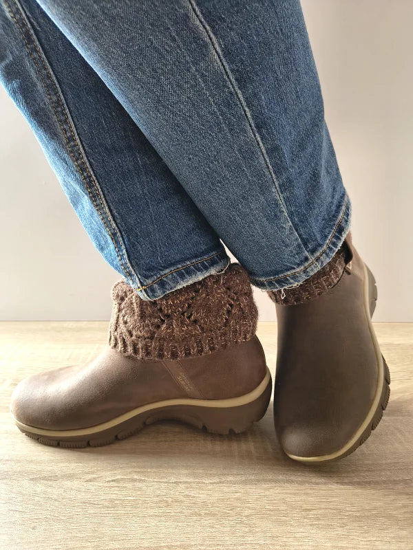 GHETE CASUAL DAMA SKECHERS 168033 CHOC - imagine 2