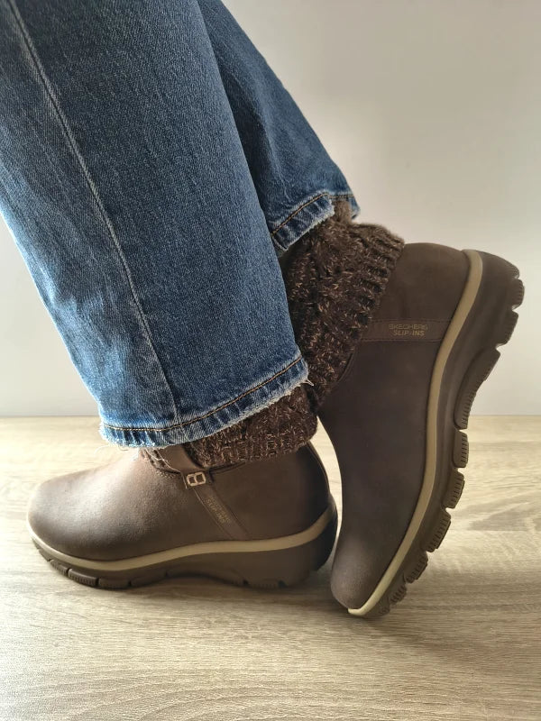 GHETE CASUAL DAMA SKECHERS 168033 CHOC - imagine 3