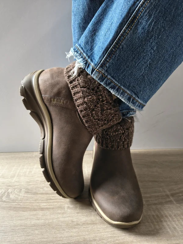 GHETE CASUAL DAMA SKECHERS 168033 CHOC - imagine 5