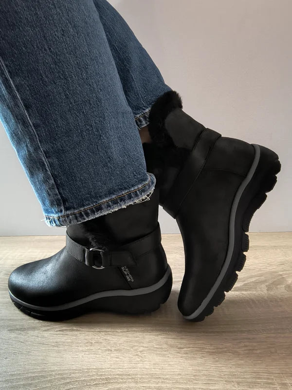 GHETE CASUAL DAMA SKECHERS 168045 BLK - imagine 3