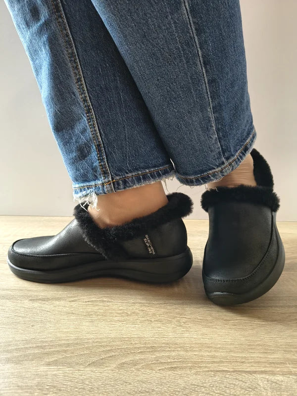 GHETE CASUAL DAMA SKECHERS 168114 BBK - imagine 2