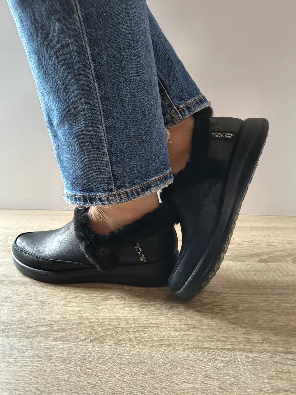 GHETE CASUAL DAMA SKECHERS 168114 BBK - imagine 3