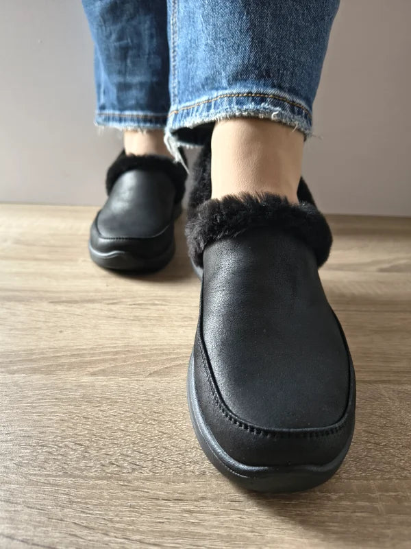 GHETE CASUAL DAMA SKECHERS 168114 BBK - imagine 4