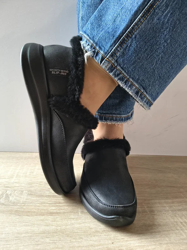 GHETE CASUAL DAMA SKECHERS 168114 BBK - imagine 5