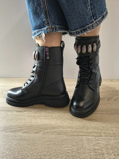 GHETE CASUAL DAMA TAMARIS 25284-45 003 NEGRE