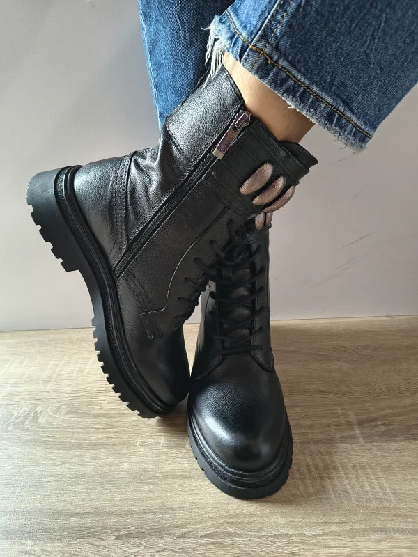 GHETE CASUAL DAMA TAMARIS 25284-45 003 NEGRE - imagine 4