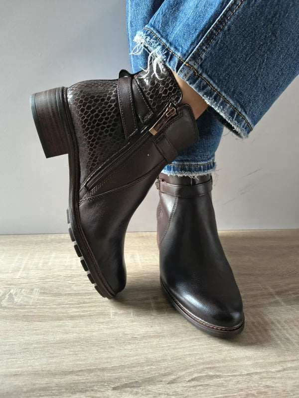 GHETE CASUAL DAMA TAMARIS 25391-45 383 MARO MOCCA - imagine 5