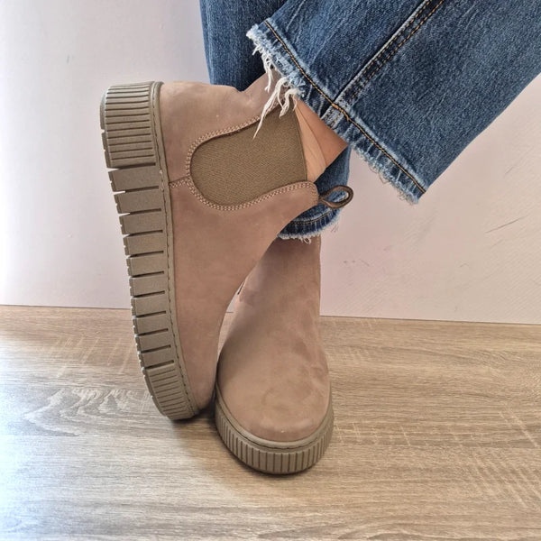 GHETE CASUAL DAMA TAMARIS 25403-43 341 TAUPE - imagine 5