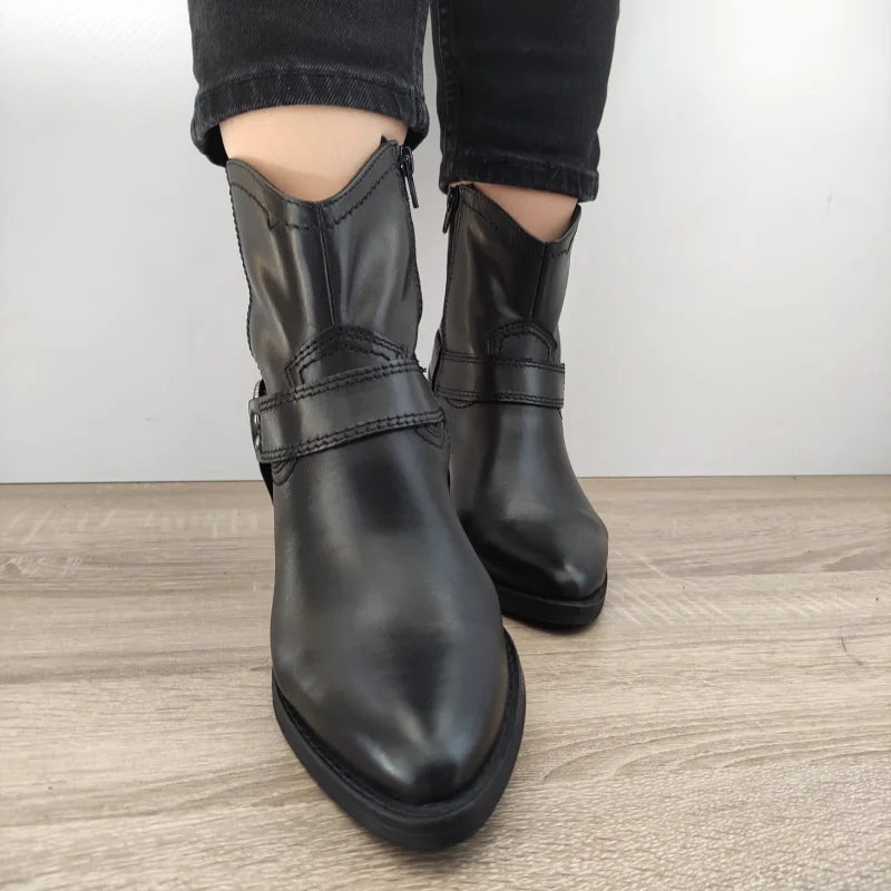 GHETE CASUAL DAMA TAMARIS 25705-43 NEGRE - imagine 4
