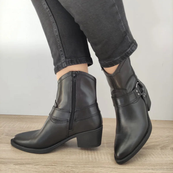 GHETE CASUAL DAMA TAMARIS 25705-43 NEGRE - imagine 3