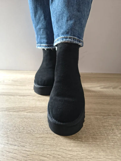 GHETE CASUAL DAMA TAMARIS 26419-45 001 NEGRE VELUR