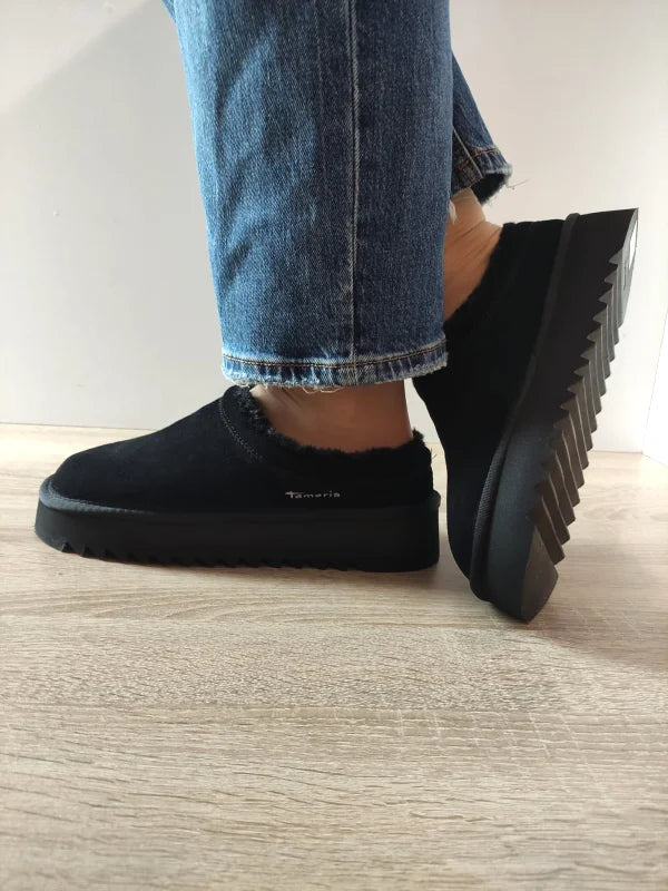 GHETE CASUAL DAMA TAMARIS 27300-45 NEGRE - imagine 2