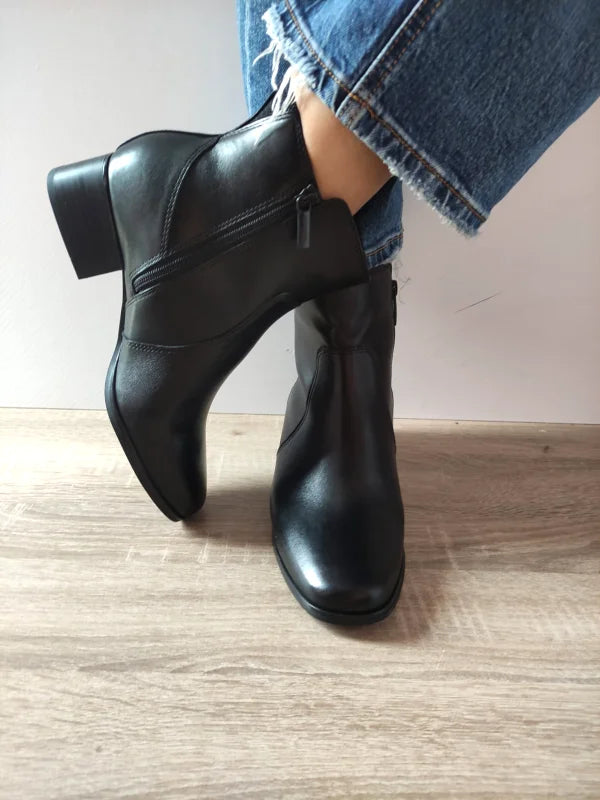 GHETE CASUAL DAMA TAMARIS COMFORT 85300-45 NEGRE - imagine 5
