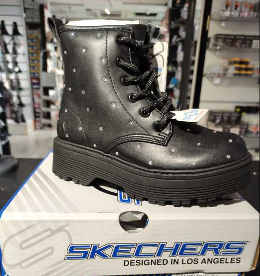 GHETE COPII SKECHERS 303471L BLK