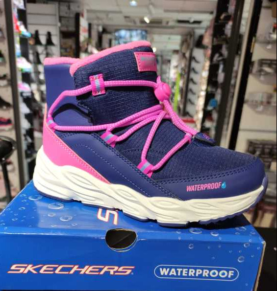 GHETE COPII SKECHERS 303492L NVPK - imagine 2