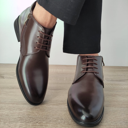 GHETE ELEGANTE BARBATI ELDEMAS H19-813 MARO