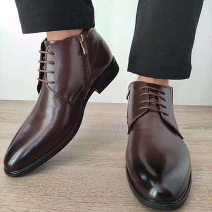 GHETE ELEGANTE BARBATI ELDEMAS H19-813 MARO