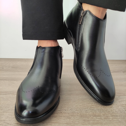 GHETE ELEGANTE BARBATI ELDEMAS H788-022 NEGRE