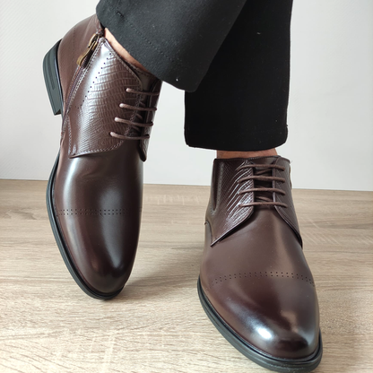GHETE ELEGANTE BARBATI ELDEMAS H788-025 MARO COFFEE