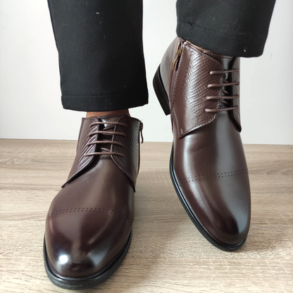 GHETE ELEGANTE BARBATI ELDEMAS H788-025 MARO COFFEE