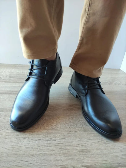 GHETE ELEGANTE BARBATI MELS 917M503 NEGRE