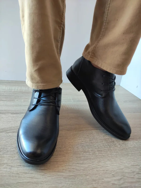 GHETE ELEGANTE BARBATI MELS 917M503 NEGRE