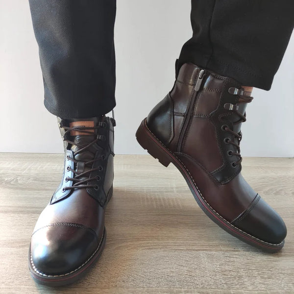 GHETE ELEGANTE BARBATI PIKOLINOS M2M-8156C1 MARO OLMO - imagine 3