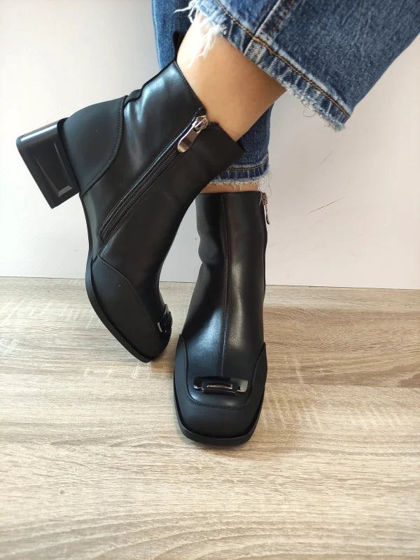 GHETE ELEGANTE DAMA ANNA VIOTTI D105-5488R NEGRE - imagine 5