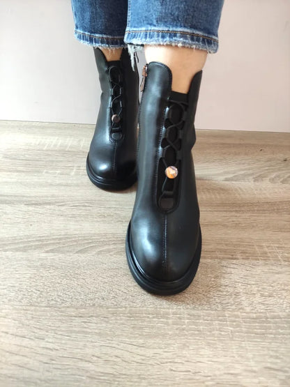 GHETE ELEGANTE DAMA ANNA VIOTTI F11239-A602-2 NEGRE