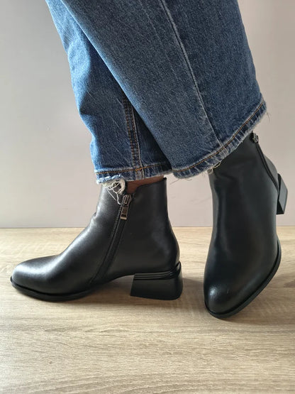 GHETE ELEGANTE DAMA ANNA VIOTTI GAW2501-N NEGRE