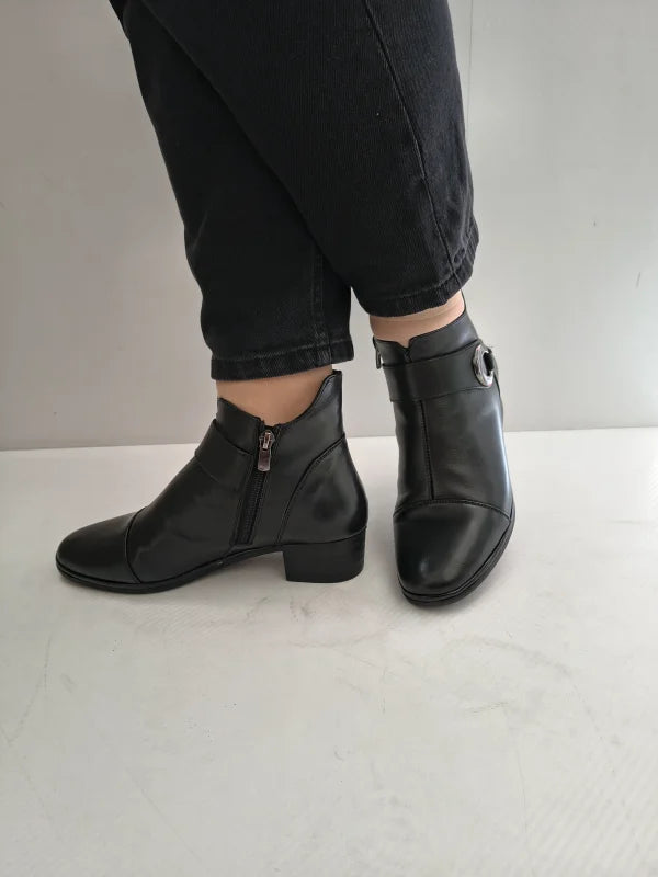 GHETE ELEGANTE DAMA DOGATI 017 350 NEGRE - imagine 5