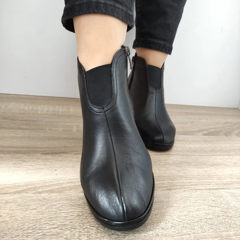 GHETE ELEGANTE DAMA DOGATI 017 9115 NEGRE - imagine 4