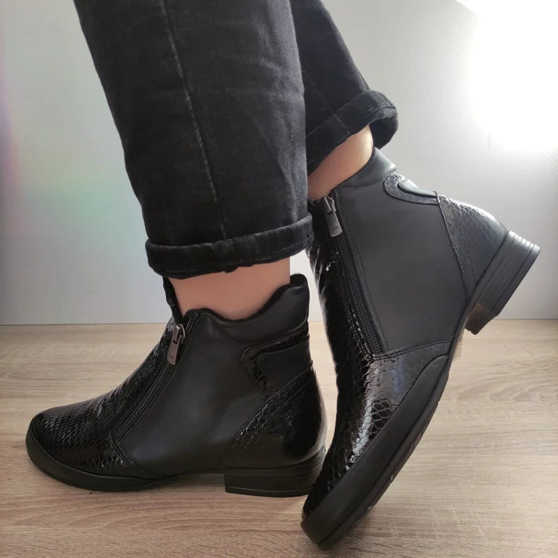 GHETE ELEGANTE DAMA DOGATI 9011 NEGRE - imagine 3