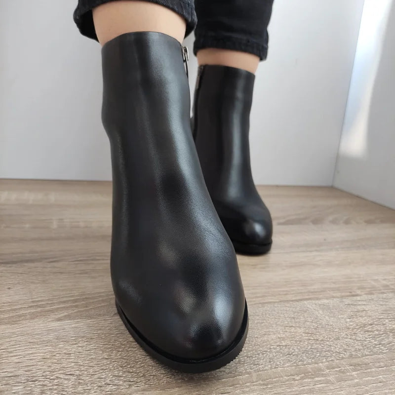 GHETE ELEGANTE DAMA EPICA 350035 01-N NEGRE - imagine 3