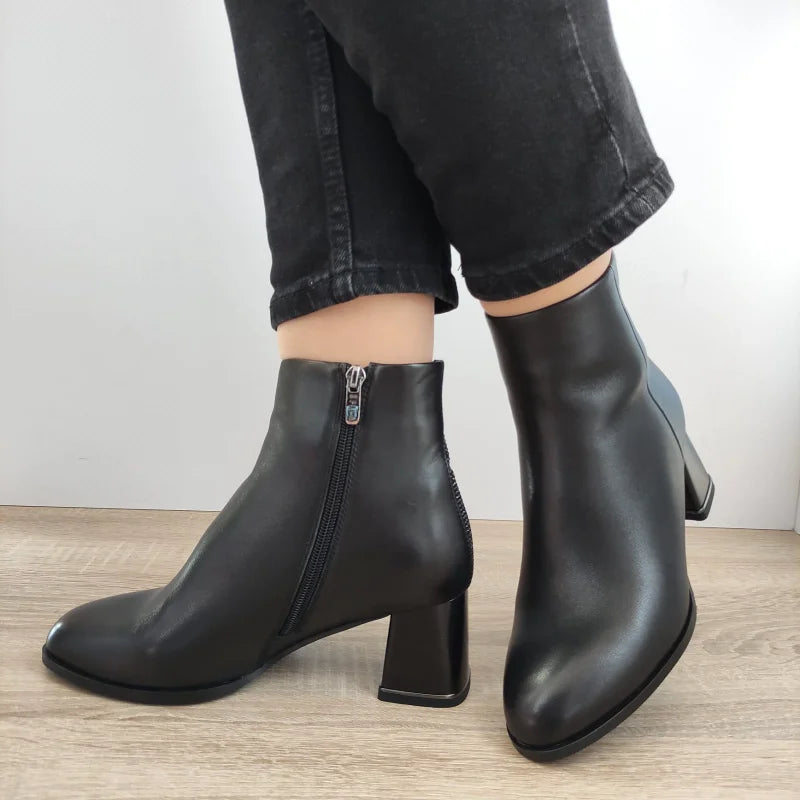 GHETE ELEGANTE DAMA EPICA 350035 01-N NEGRE - imagine 4