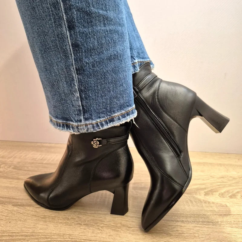 GHETE ELEGANTE DAMA FORMAZIONE 5580-66 NEGRE - imagine 3