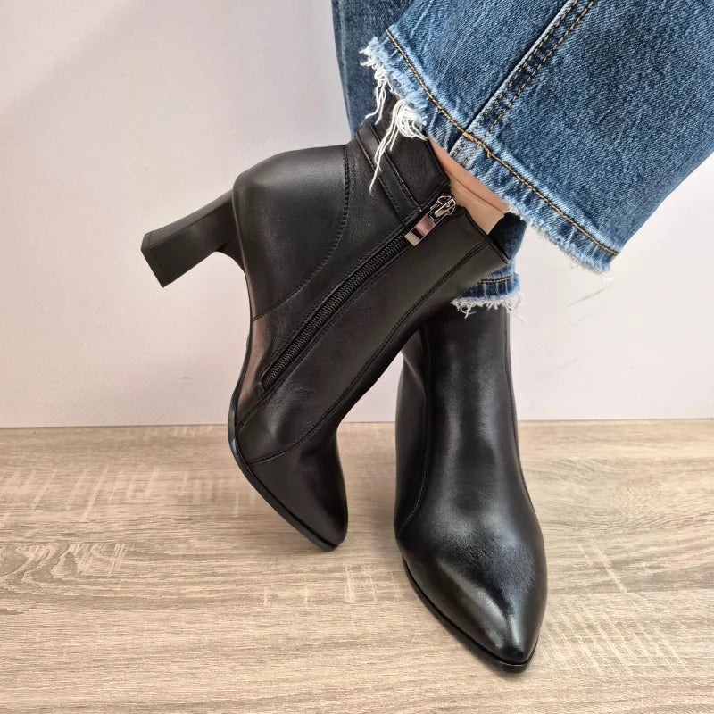 GHETE ELEGANTE DAMA FORMAZIONE 5580-66 NEGRE - imagine 6