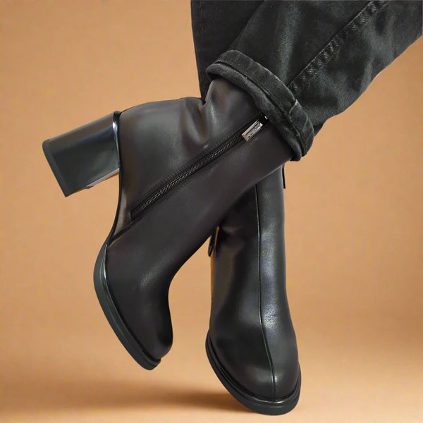 GHETE ELEGANTE DAMA JOSE SIMON K2086-122 NEGRE - imagine 5