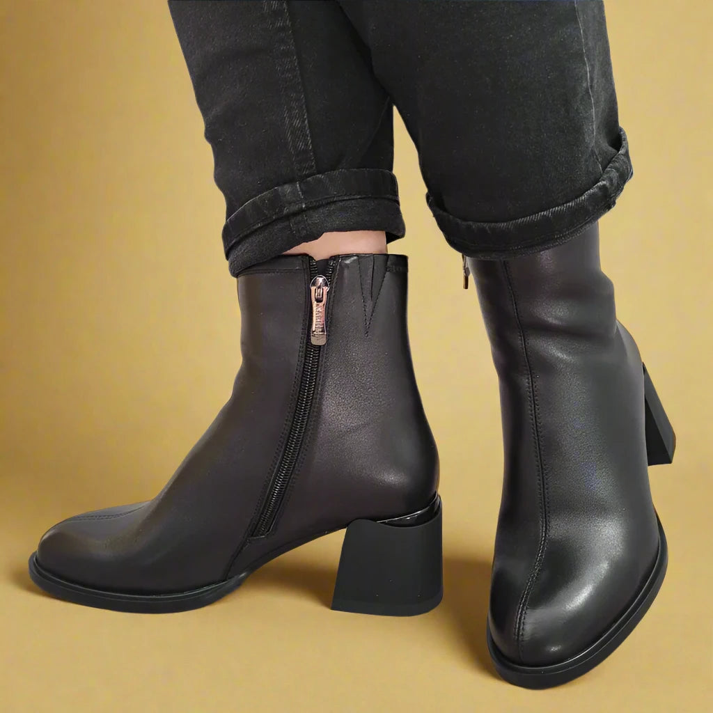 GHETE ELEGANTE DAMA KARISMA 50005 01-N NEGRE - imagine 5