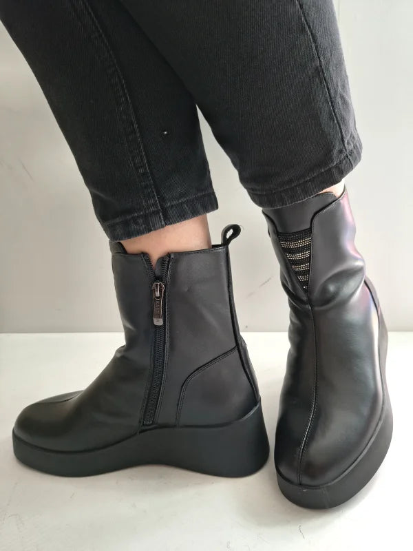 GHETE ELEGANTE DAMA KARISMA H3DL70021A 01-N NEGRE