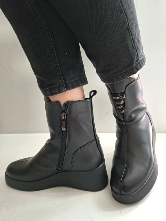 GHETE ELEGANTE DAMA KARISMA H3DL70021A 01-N NEGRE