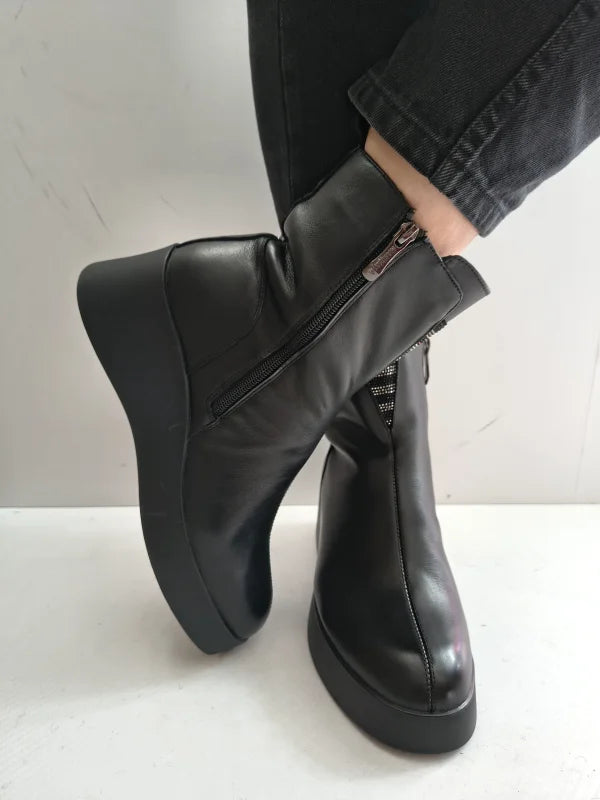 GHETE ELEGANTE DAMA KARISMA H3DL70021A 01-N NEGRE