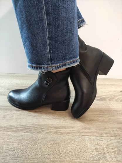 GHETE ELEGANTE DAMA PASS 430001A 01-N NEGRE