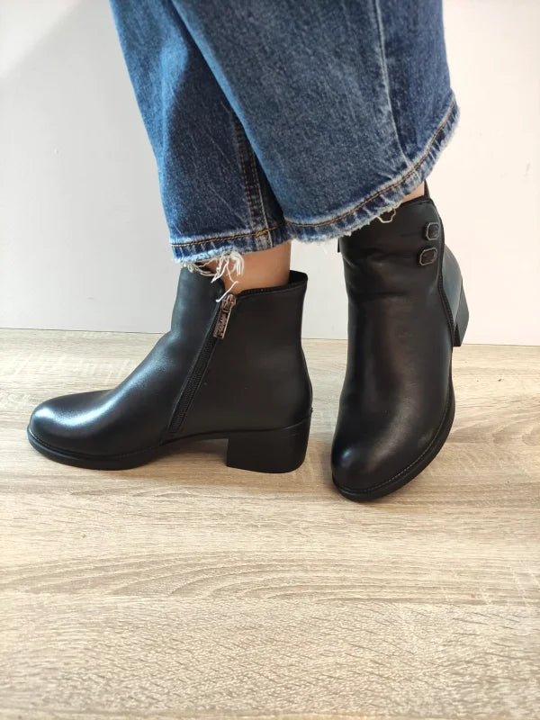 GHETE ELEGANTE DAMA PASS 430001A 01-N NEGRE