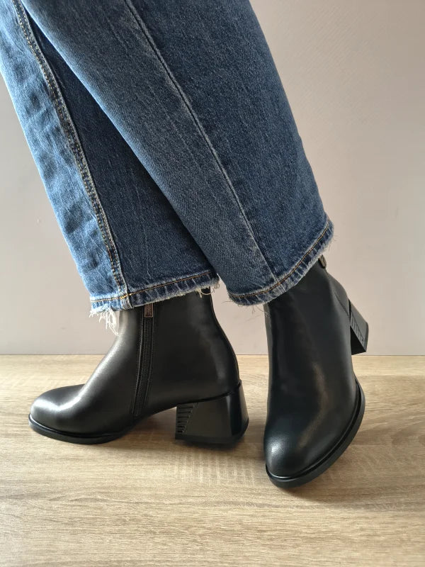 GHETE ELEGANTE DAMA PASS 5653-V1891 NEGRE - imagine 5