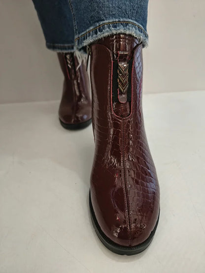 GHETE ELEGANTE DAMA PASS 70008D 23-O BORDO CROCO