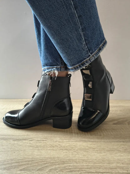 GHETE ELEGANTE DAMA PASS 870031A 01-N NEGRE