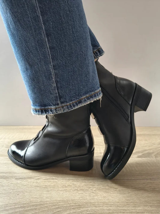 GHETE ELEGANTE DAMA PASS 870031A 01-N NEGRE