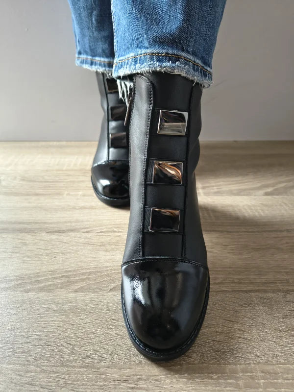 GHETE ELEGANTE DAMA PASS 870031A 01-N NEGRE