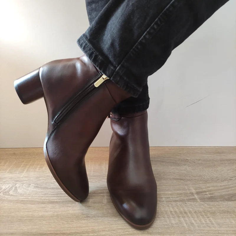 GHETE ELEGANTE DAMA PIKOLINOS W1Z-8588 MARO INCHIS - imagine 3